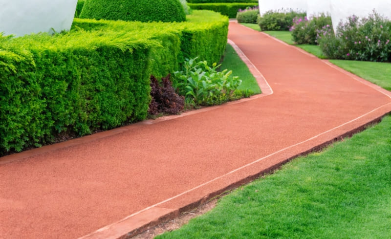 Prix de pose d'un béton coloré extérieur
