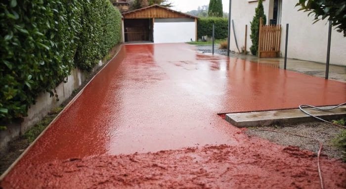 Prix d'un béton coloré extérieur