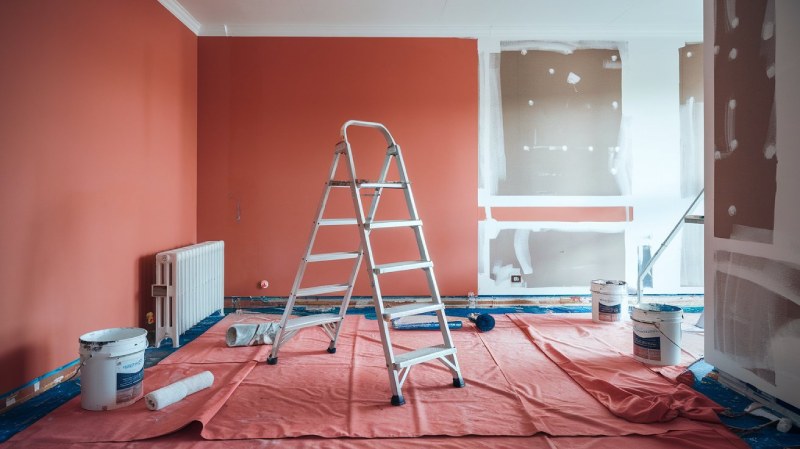 chantier peintre chambre