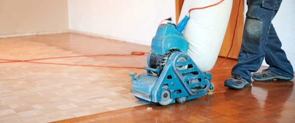 Hardwood floor restoring