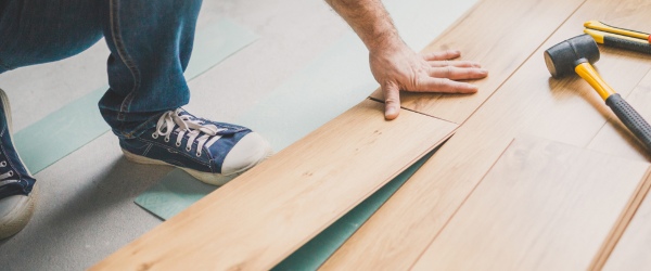 Pose de parquet flottant