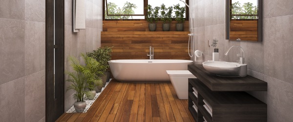 salle de bain nature